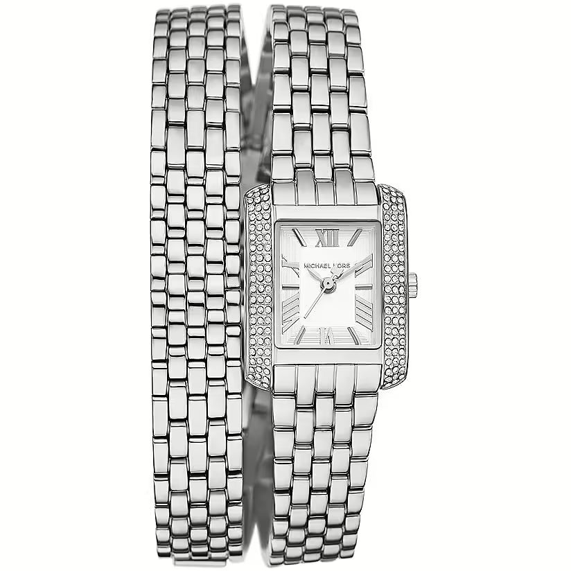 Michael Kors Emery MK4834 Women’s Stainless Steel Watch White Dial