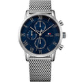Tommy Hilfiger Men’s Watch 1791398 Blue Dial Mesh Strap