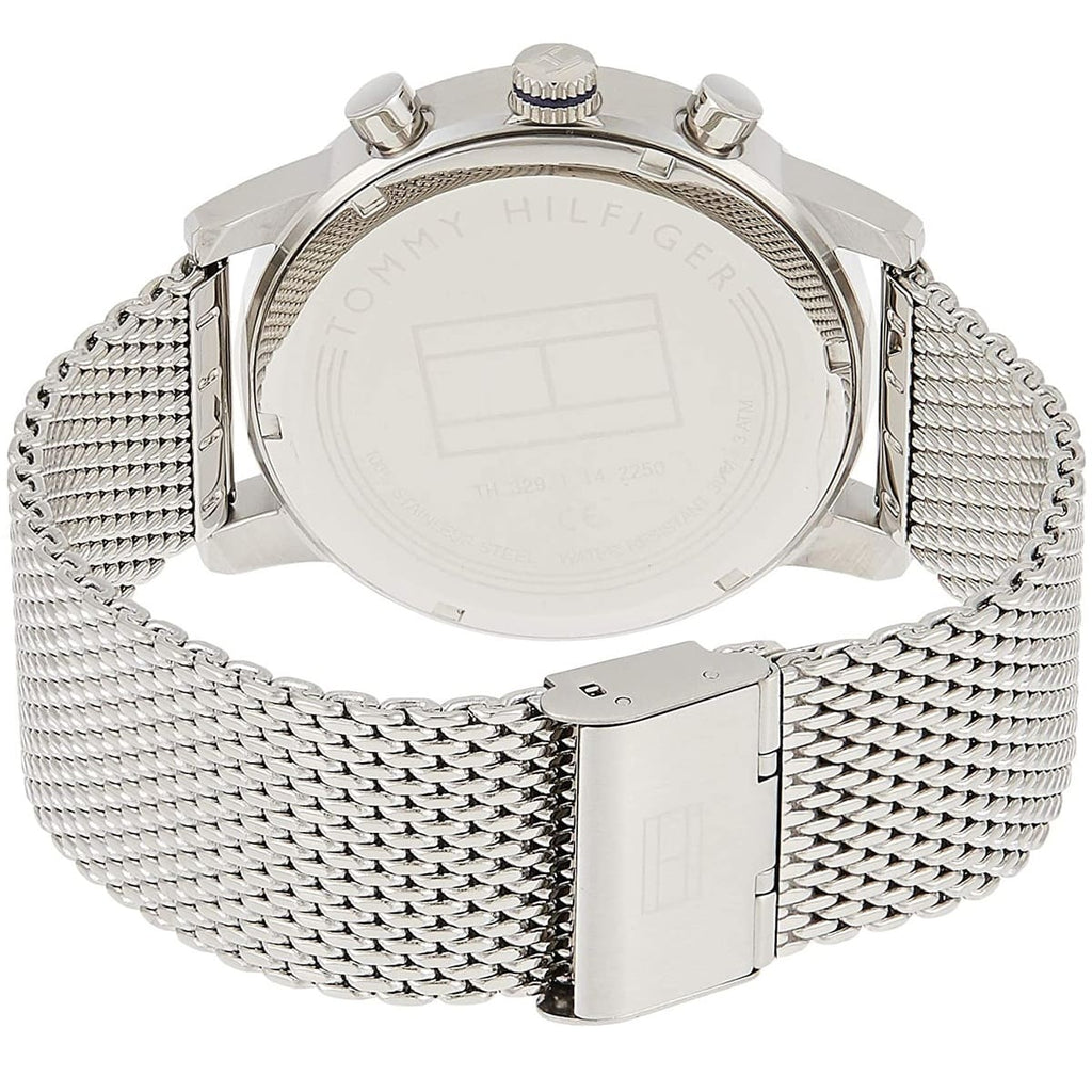 Tommy Hilfiger Men’s Watch 1791398 Blue Dial Mesh Strap