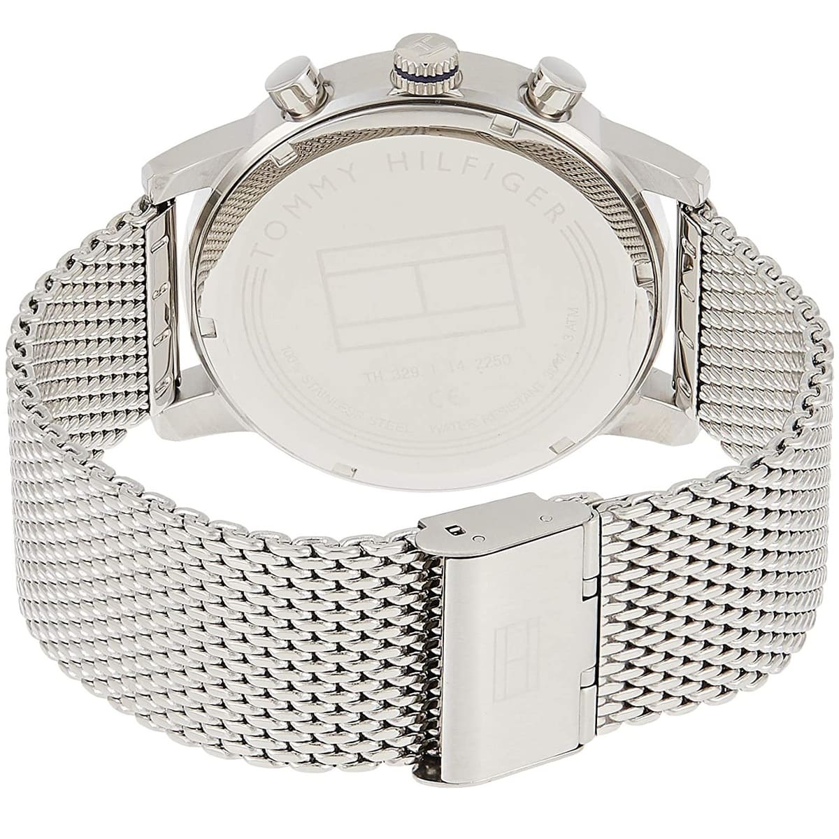 Tommy Hilfiger Men’s Watch 1791398 Blue Dial Mesh Strap