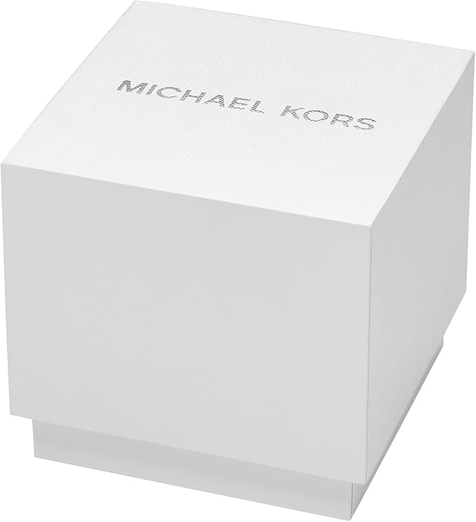 Michael Kors Women's White Dial Stainless Steel Band Watch - MK6474