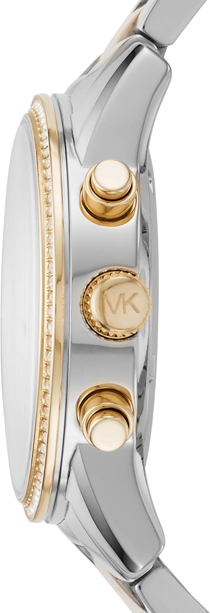 Michael Kors Women's White Dial Stainless Steel Band Watch - MK6474