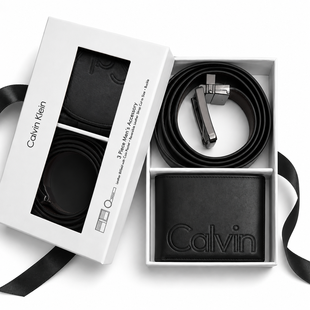 Calvin Klein Wallet & Belt Set