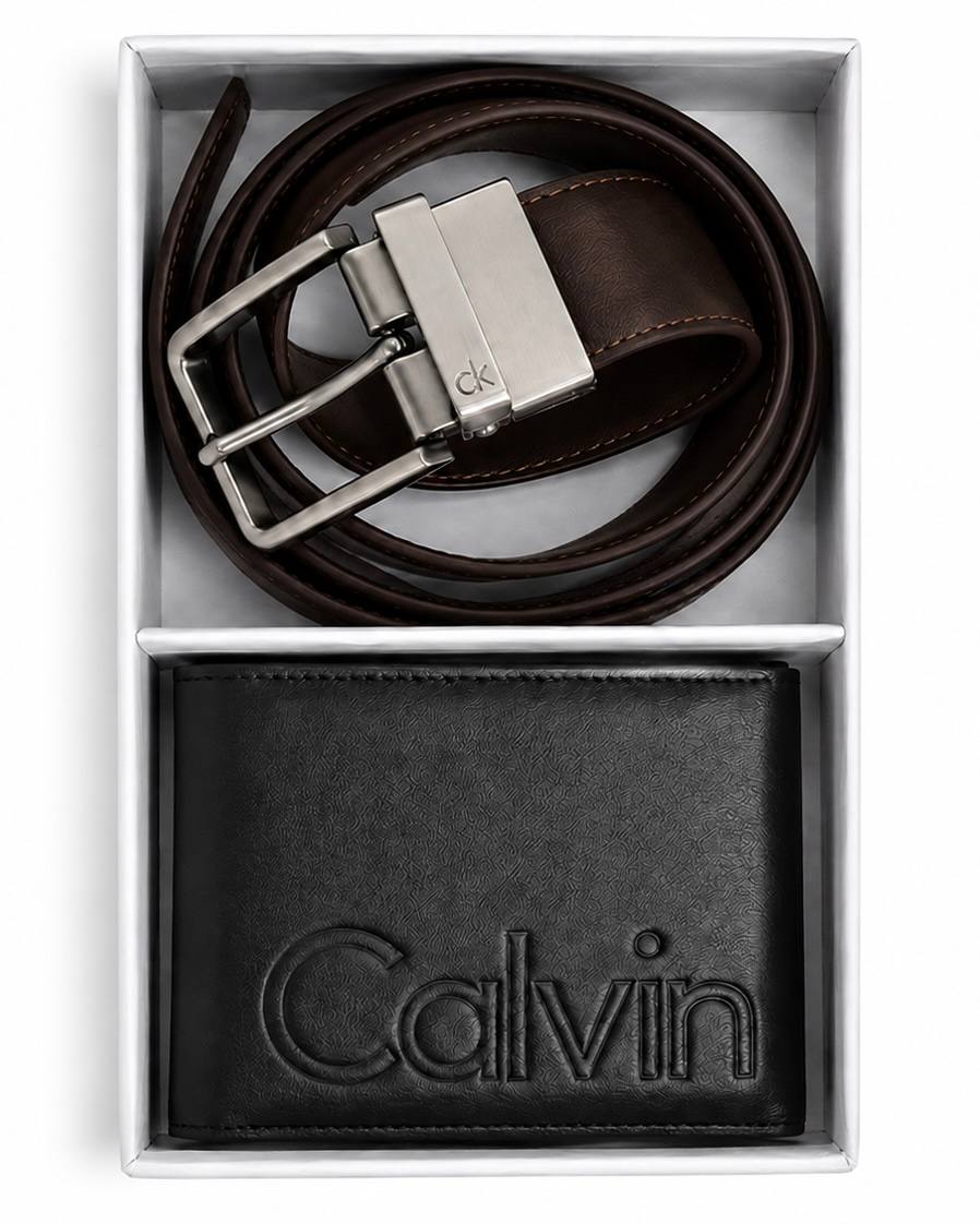 Calvin Klein Wallet & Belt Set
